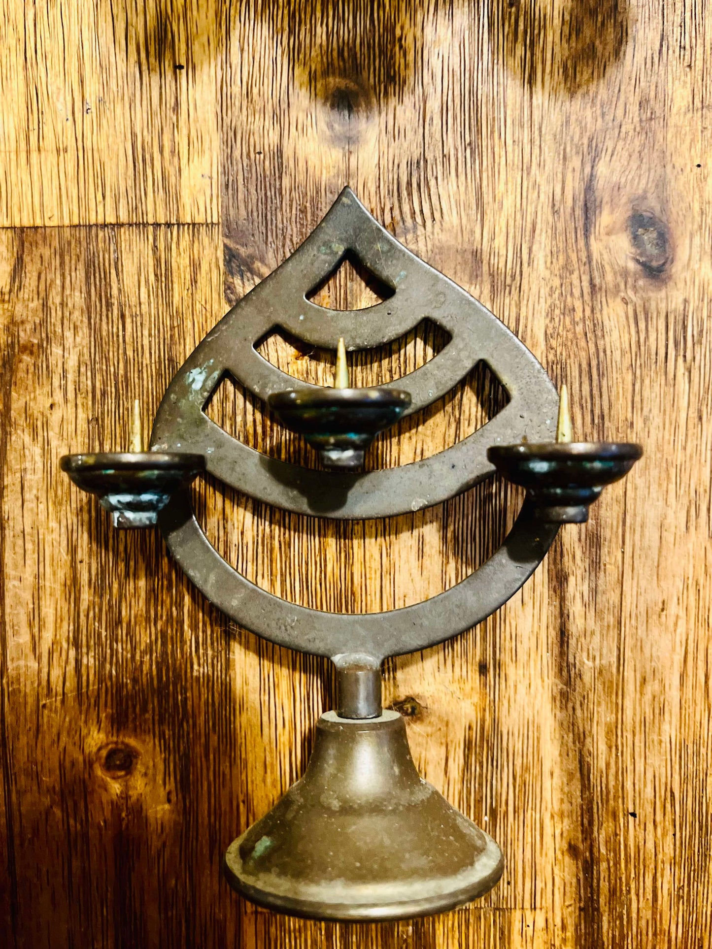 日本神道古燭台(摩尼寶珠)-A